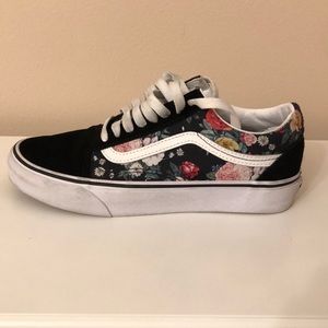 VANS Off the Wall Floral Lace Up Shoes